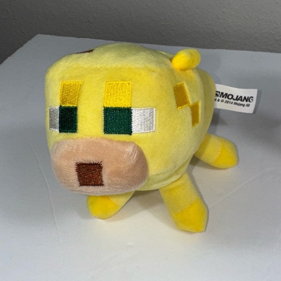Minecraft Plush Lot of 3- Pig, Ocelot &  Sheep 2014 Mojang - Picture 4 of 5